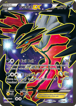 Yveltal-EX, XY #144, Pokémon TCG card